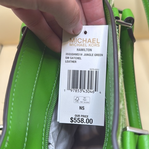 Michael Kors Hamilton Small Zebra Print Calf Hair Satchel NEW - Picture 6 of 10